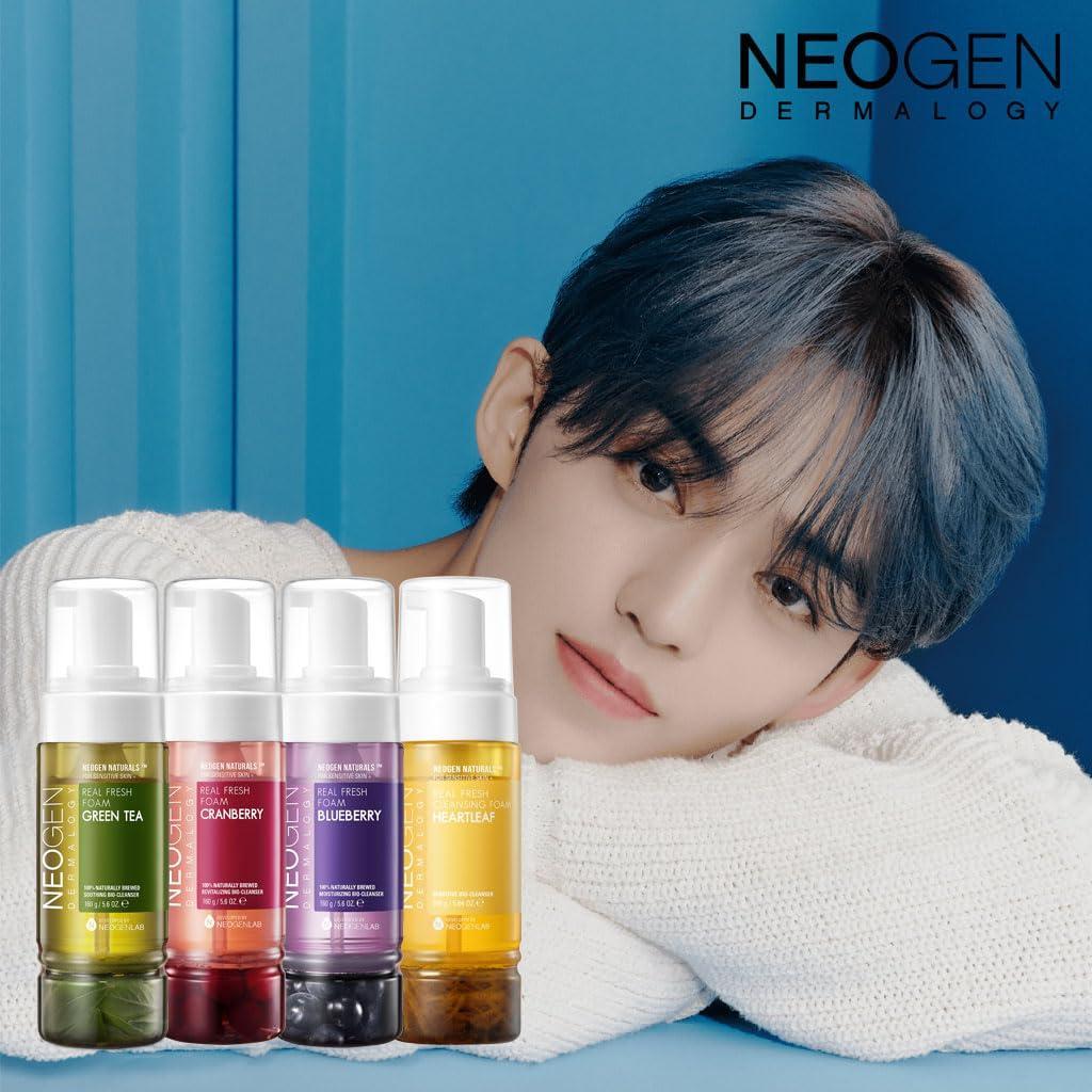 [NeoGen] DERMALOGY REAL FRESH FOAM CLEANSER GREEN TEA 160G